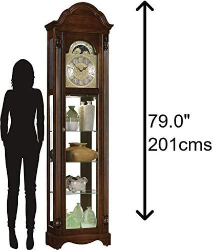 Howard Miller Ridgeway Clarksburg Curio Grandfather Clock