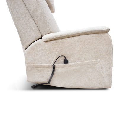 Zecliner Model 3+ Petite - Power Lift Recliner With Power Headrest, Lumbar, Heat & Massage