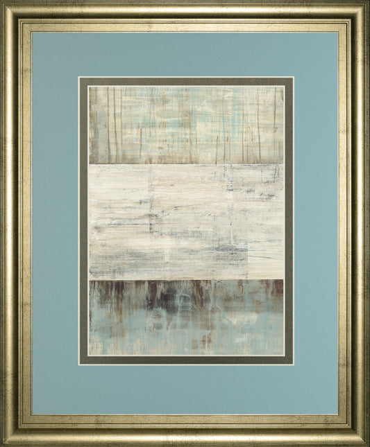 Of Fog & Snow By Heather Ross - Framed Print Wall Art - Blue