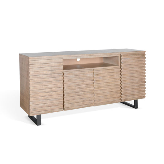 Desert Rock - 72" Media Console Server - Light Brown