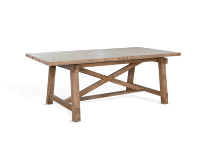 Vivian - Rectangular Dining Table With Extensions - Light Brown