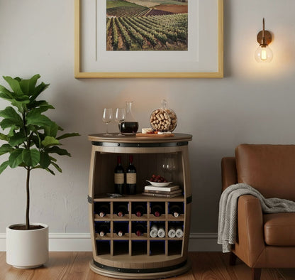 Wine Rack - Light Brown
