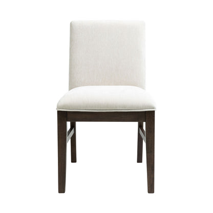 West End - Parson Chair With Ivory Upholstery
