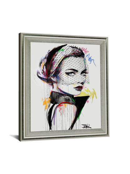Veil Reverie - 28" x 34" Framed Wall Art - White
