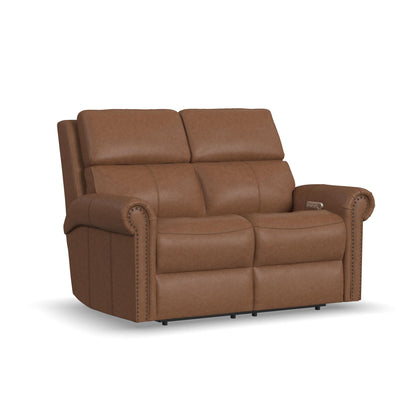 Bernard - Loveseat With Nailhead Trim