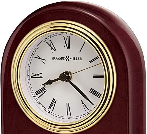 Rosewood Arch Tabletop Accent Clock