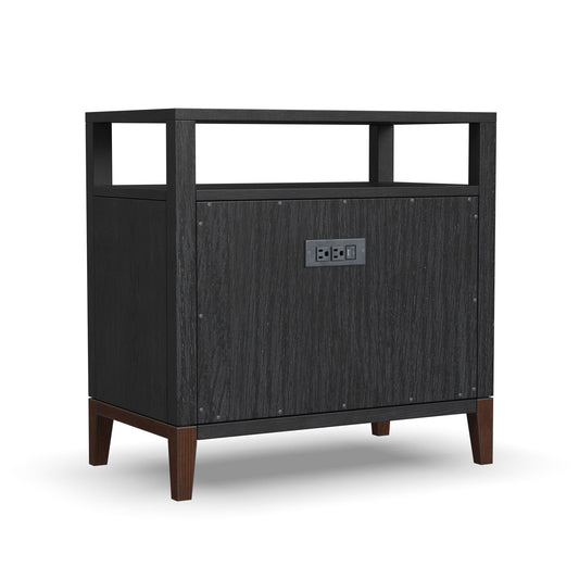 Waterfall - Nightstand - Deep Ebony