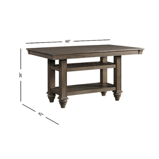 Balboa Park - Counter Table - Roasted Oak