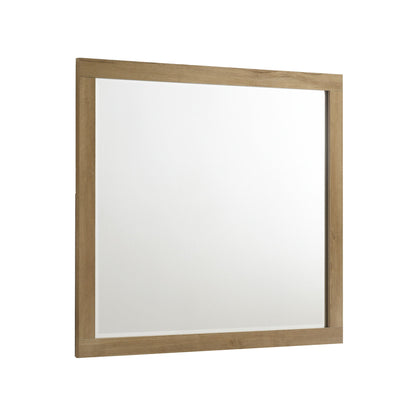 Vega - Mirror - Natural Oak Melamine