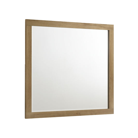 Vega - Mirror - Natural Oak Melamine