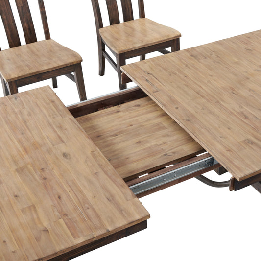 Transitions - Trestle Dining Table - Driftwood / Sable
