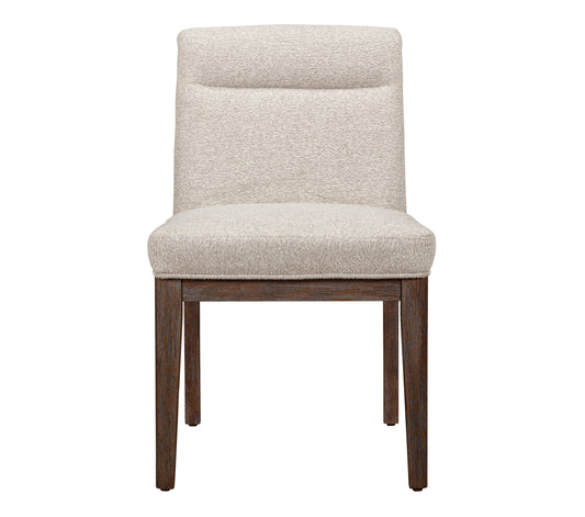 Nova - Dining Chair - Cerused Charcoal Oak / Beige