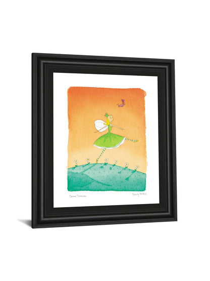 Felicity Wishes IV By Emma Thomson - Framed Print Wall Art - Orange