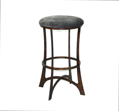 Santa Fe - Swivel Stool With Cushion Seat