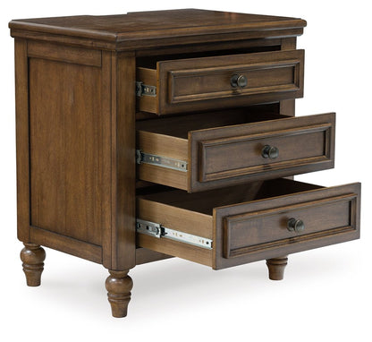 Sturlayne - Brown - Three Drawer Night Stand