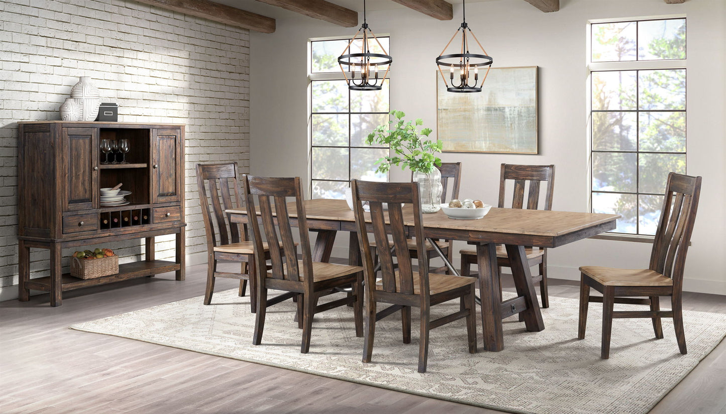 Transitions - Dining Bench - Driftwood / Sable
