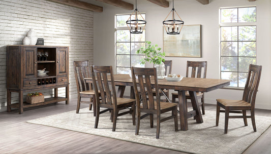 Transitions - Dining Bench - Driftwood / Sable