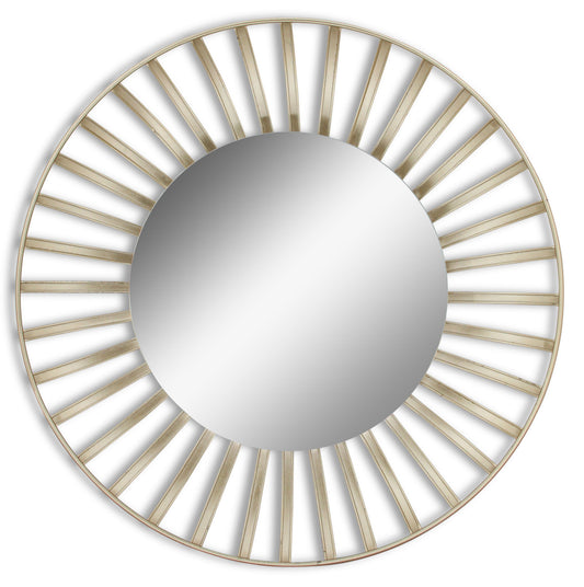 32x32 Metal Wall Mirror Silver - Pearl Silver