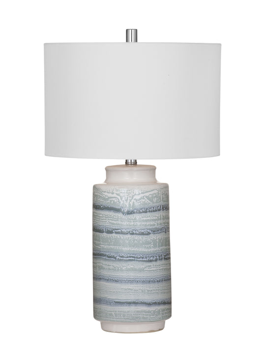 Brizi - Table Lamp - Blue / Cream