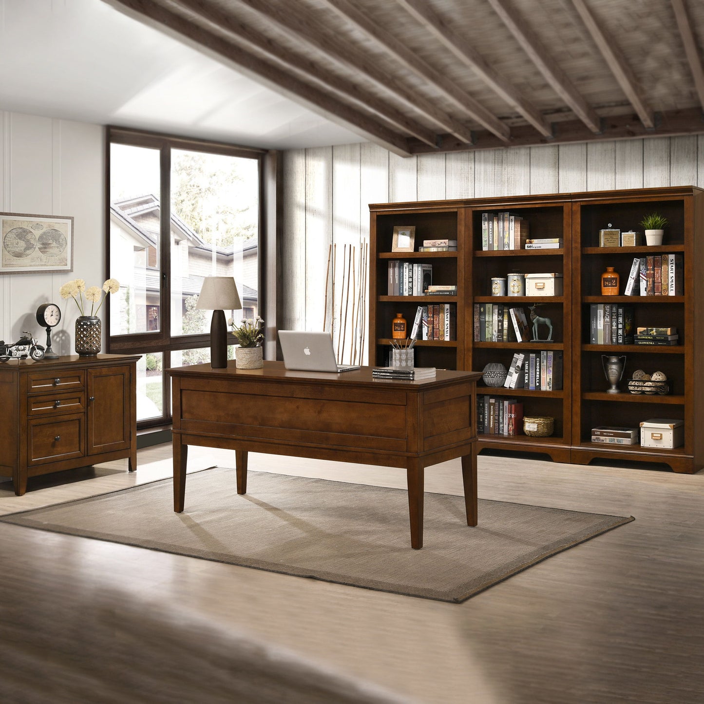 San Mateo - 62" Half Ped Desk