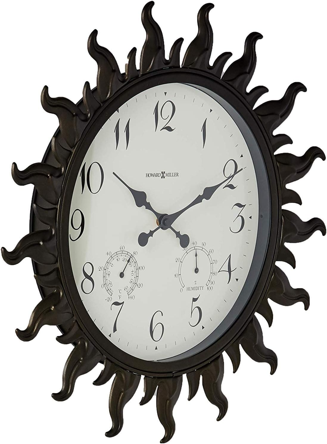 Howard Miller Sunburst II Indoor/Outdoor Wall Clock