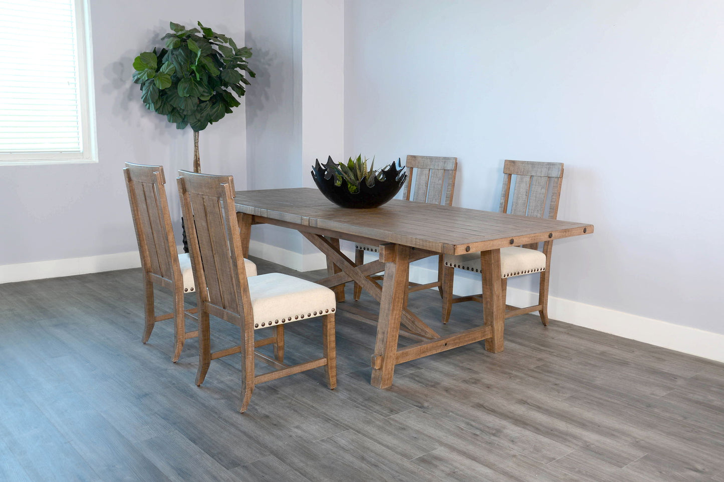 Vivian - Rectangular Dining Table With Extensions - Light Brown