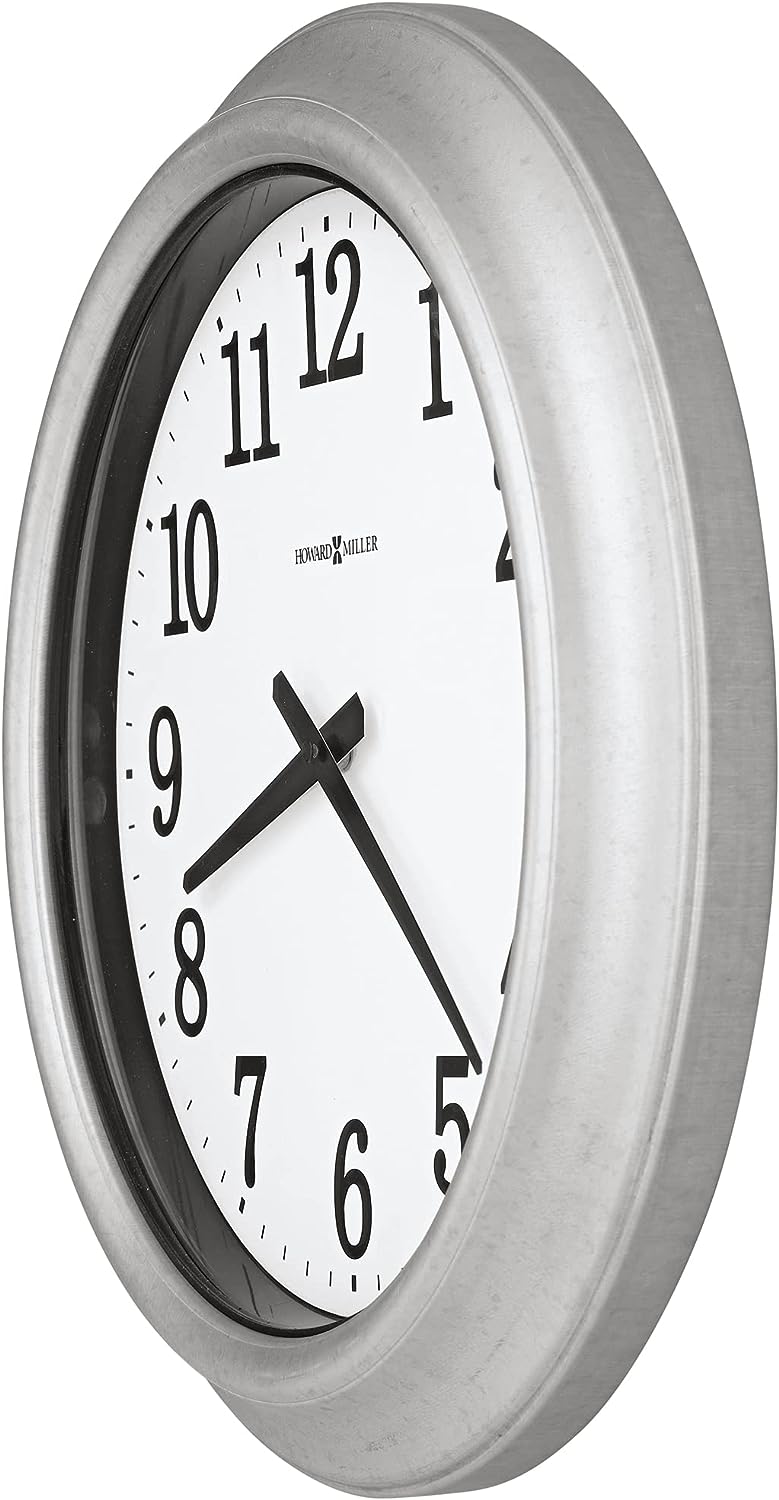 Howard Miller Stratton Indoor/Outdoor Wall Clock