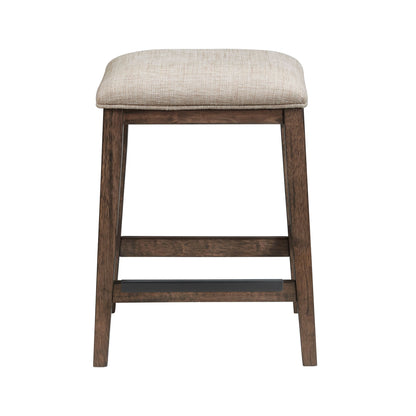 Kauai - Backless Stool - Brushed Mango Wood