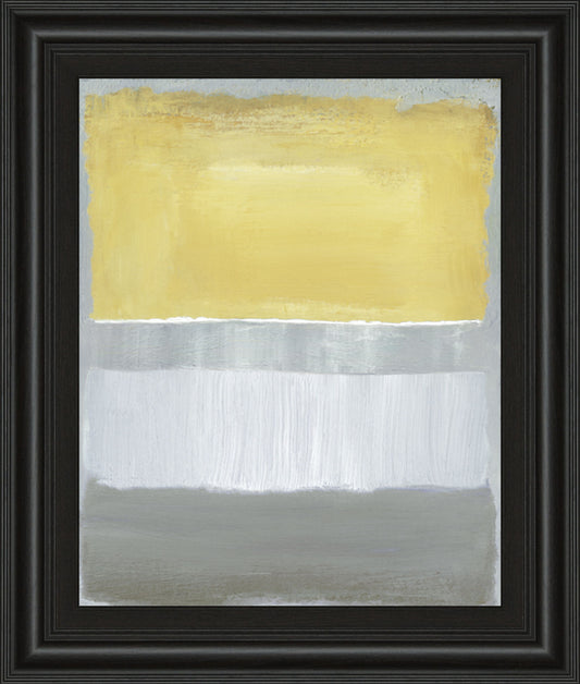 Halflight I By Caroline Gold - Framed Print Wall Art - Yellow