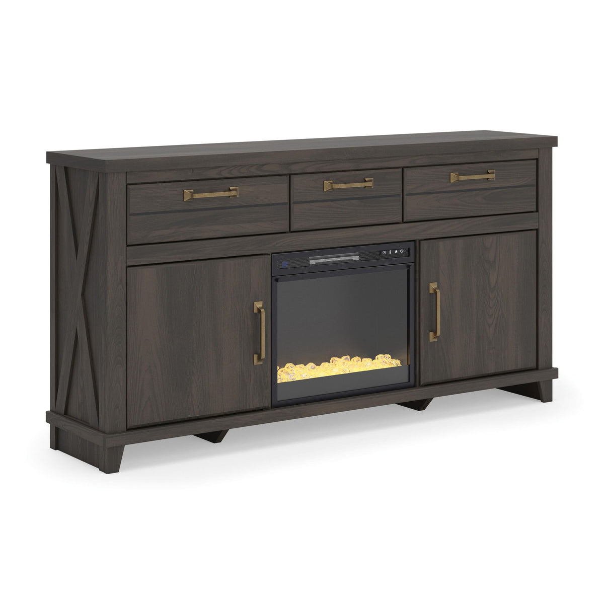 Brazen Valley - TV Stand With Fireplace Option