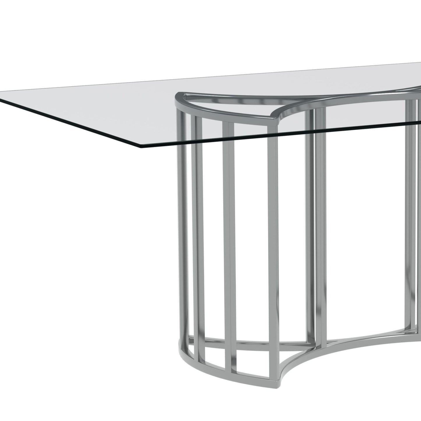 Sophia - Dining Table - Silver