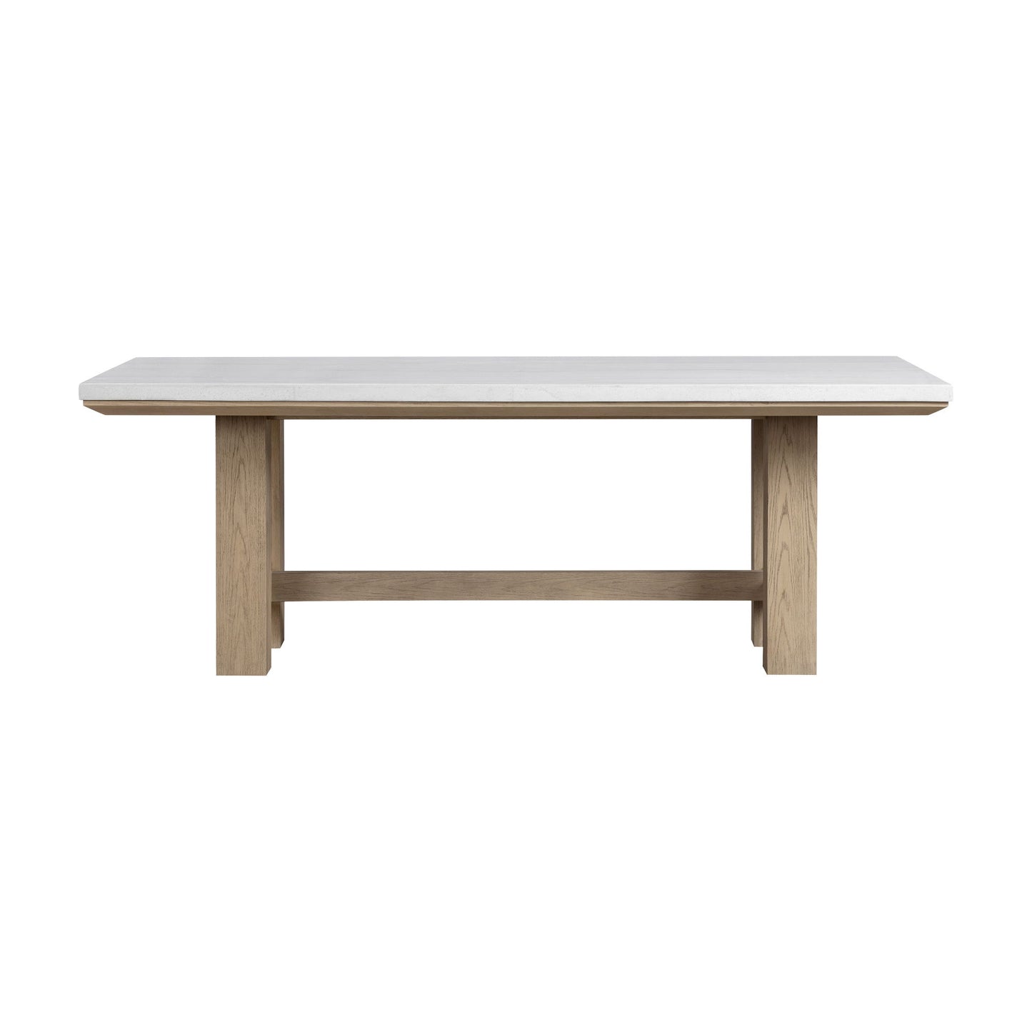 Cornerstone - Stone Top Table - French Oak