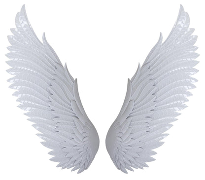 Metal Wall Decor Wings - Light Blue