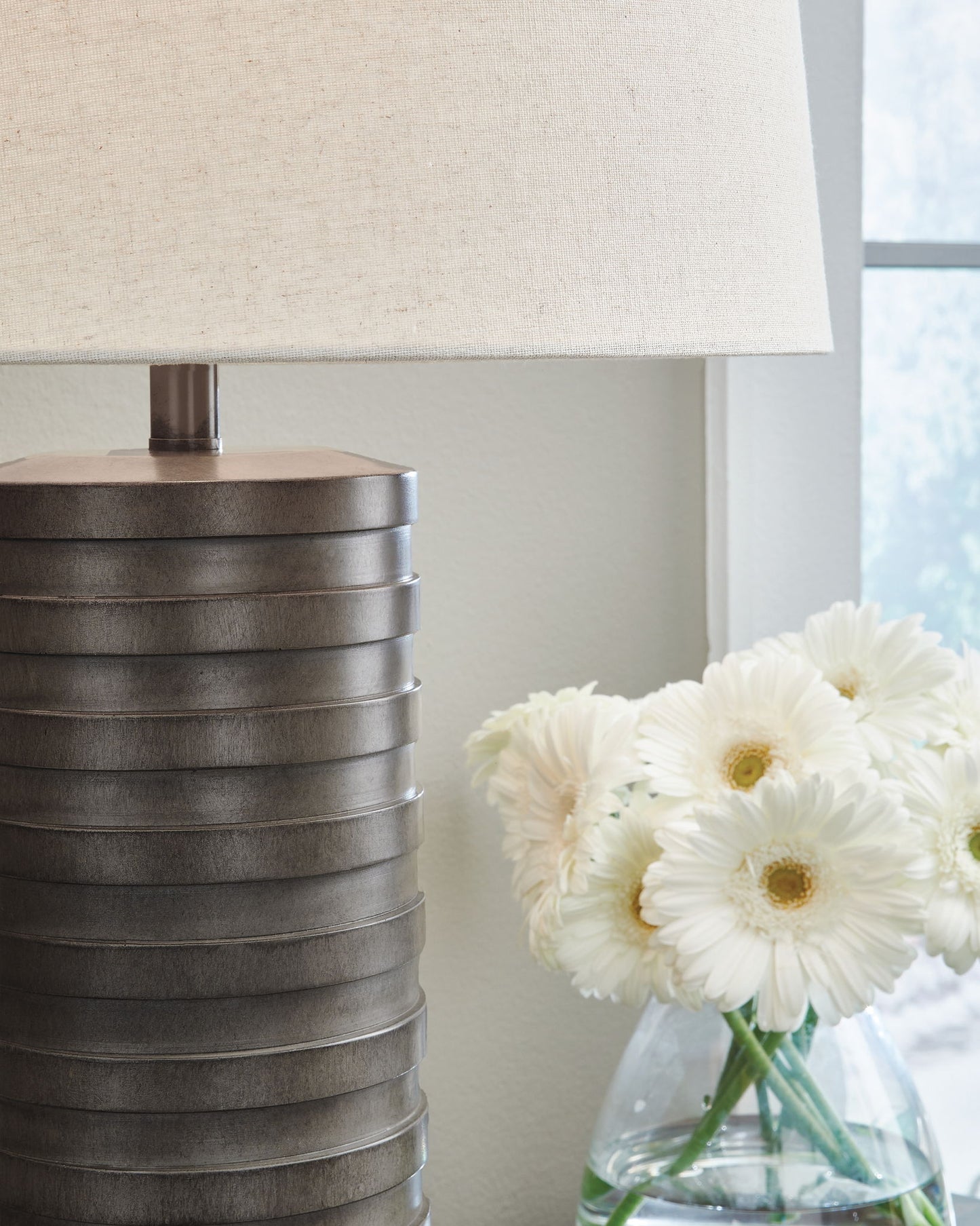 Neilett - Poly Table Lamp (Set of 2) - Antique Brown