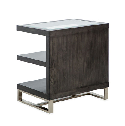 Langston - Rectangular End Table - Ebony