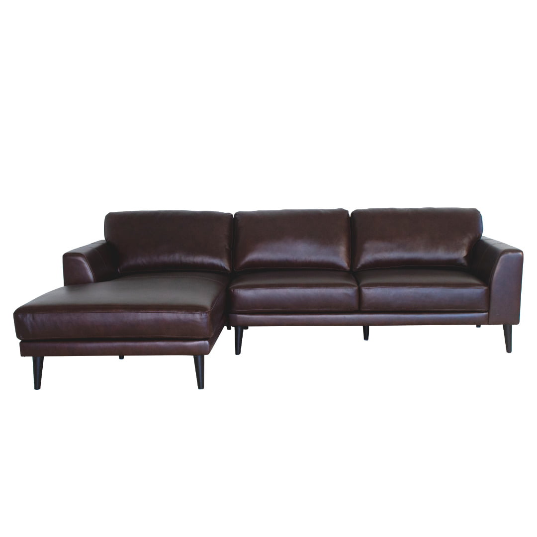 American Homestead Furniture Alta Top-Grain Leather Sofa Chaise Sectional