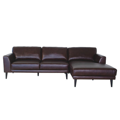 American Homestead Furniture Alta Top-Grain Leather Sofa Chaise Sectional