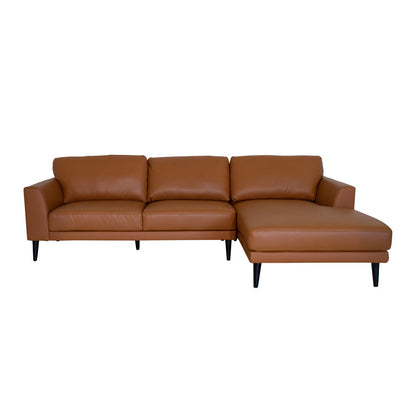 American Homestead Furniture Alta Top-Grain Leather Sofa Chaise Sectional