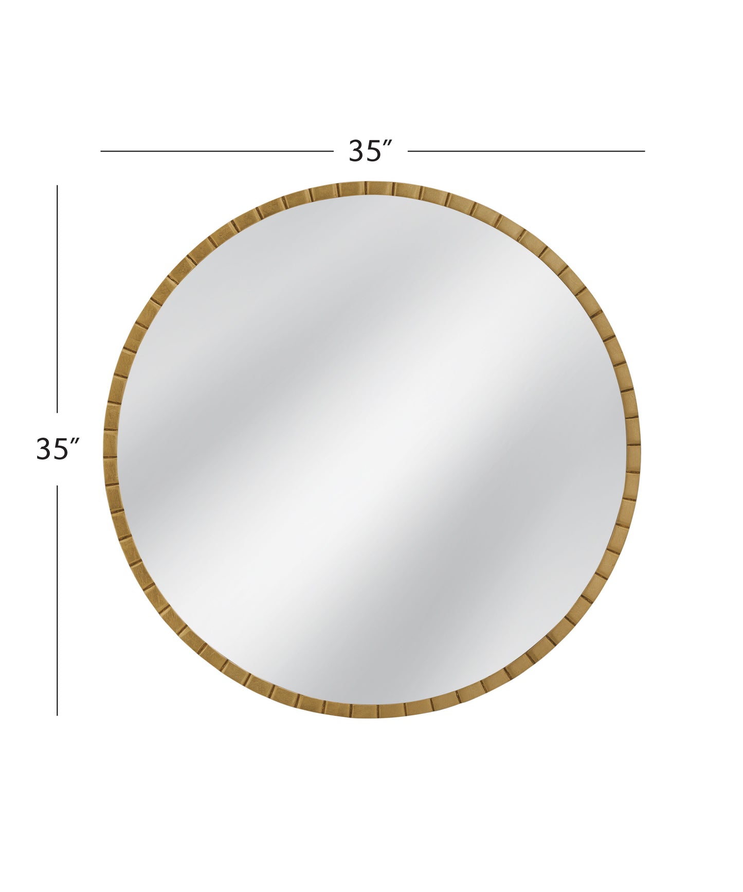 Celeste - Wall Mirror - Gold Leaf