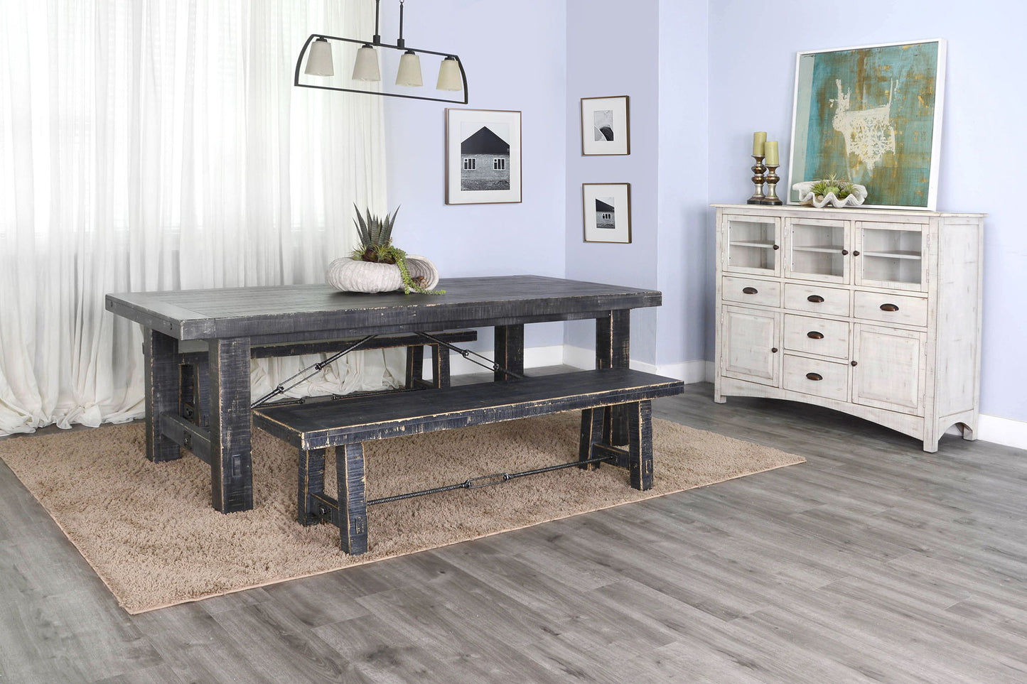 Marina - Wood Dining Table With Extensions