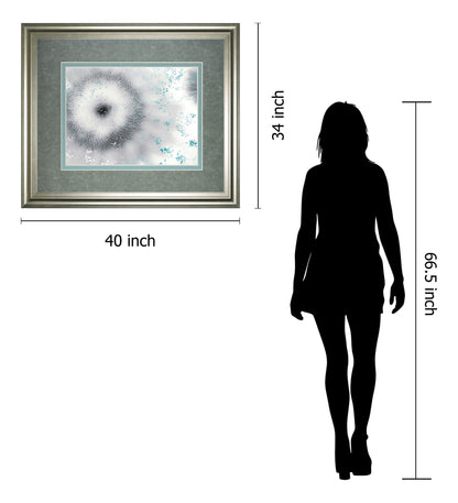 Crystalline By Marvin Pelkey - Framed Print Wall Art - Gray