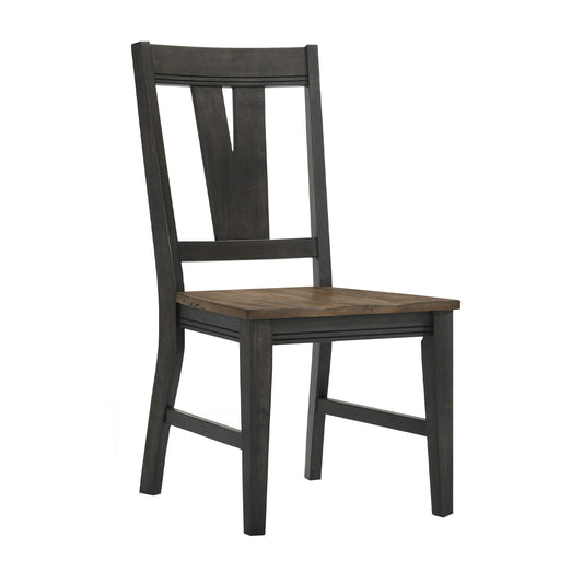 Harper - Splat Chair - Brushed Brown / Pecan