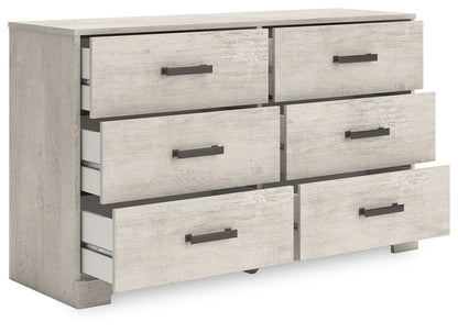 Shawburn - Whitewash - Six Drawer Dresser