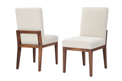 Dovetail - Upholstered Side Chair - Natural Legs