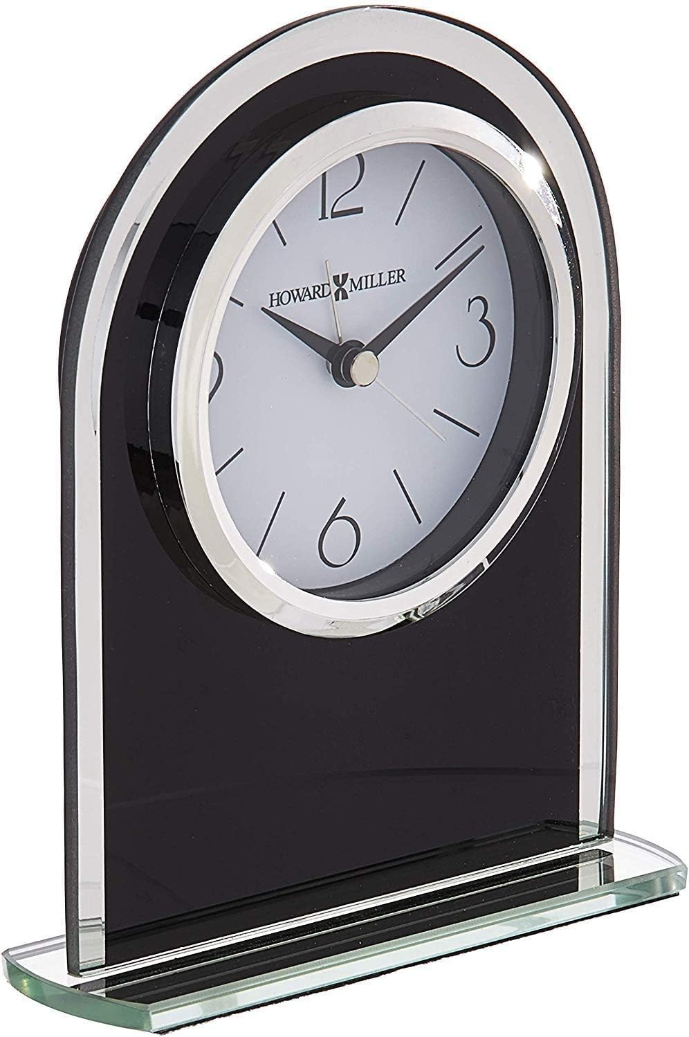 Howard Miller Ebony Luster Tabletop Clock