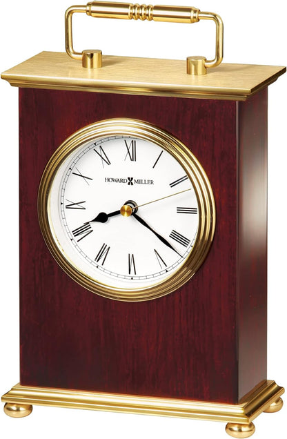 Rosewood Bracket Tabletop Accent Clock