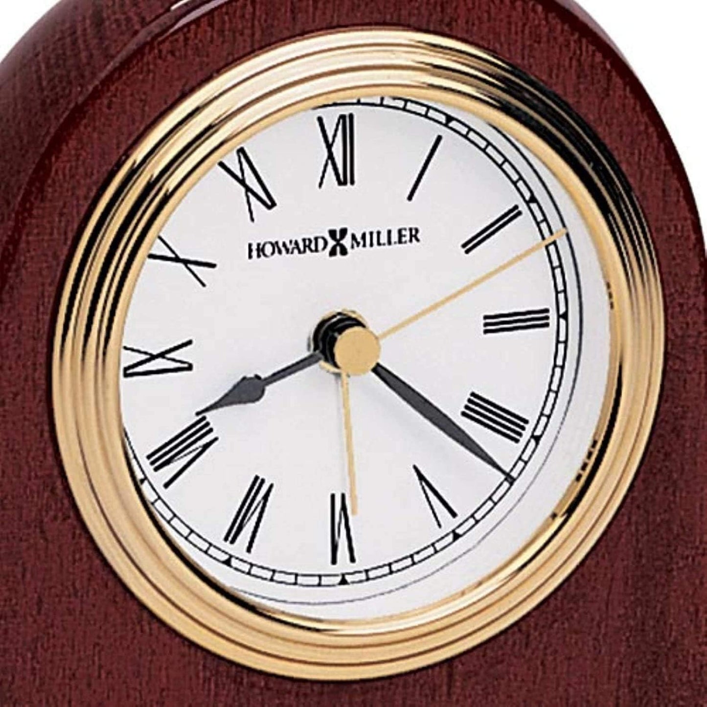 Rosewood Arch Tabletop Accent Clock