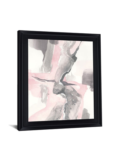 Blush Drift - 28" x 34" Framed Wall Art - Gray