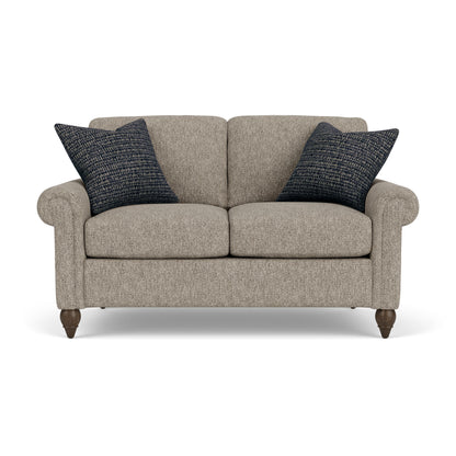 Moxy - Fabric Loveseat With Rolled Arms