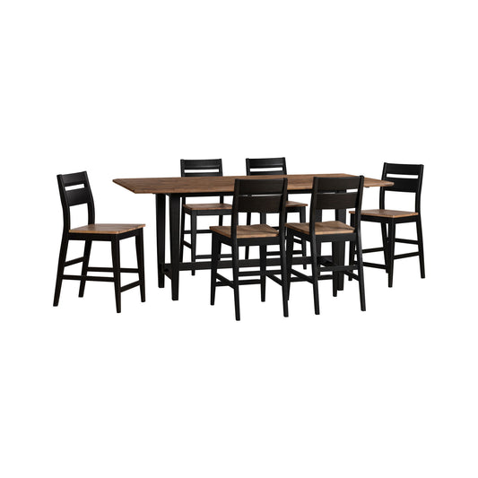 Austin - Panel Stool - Natural Mango Wood